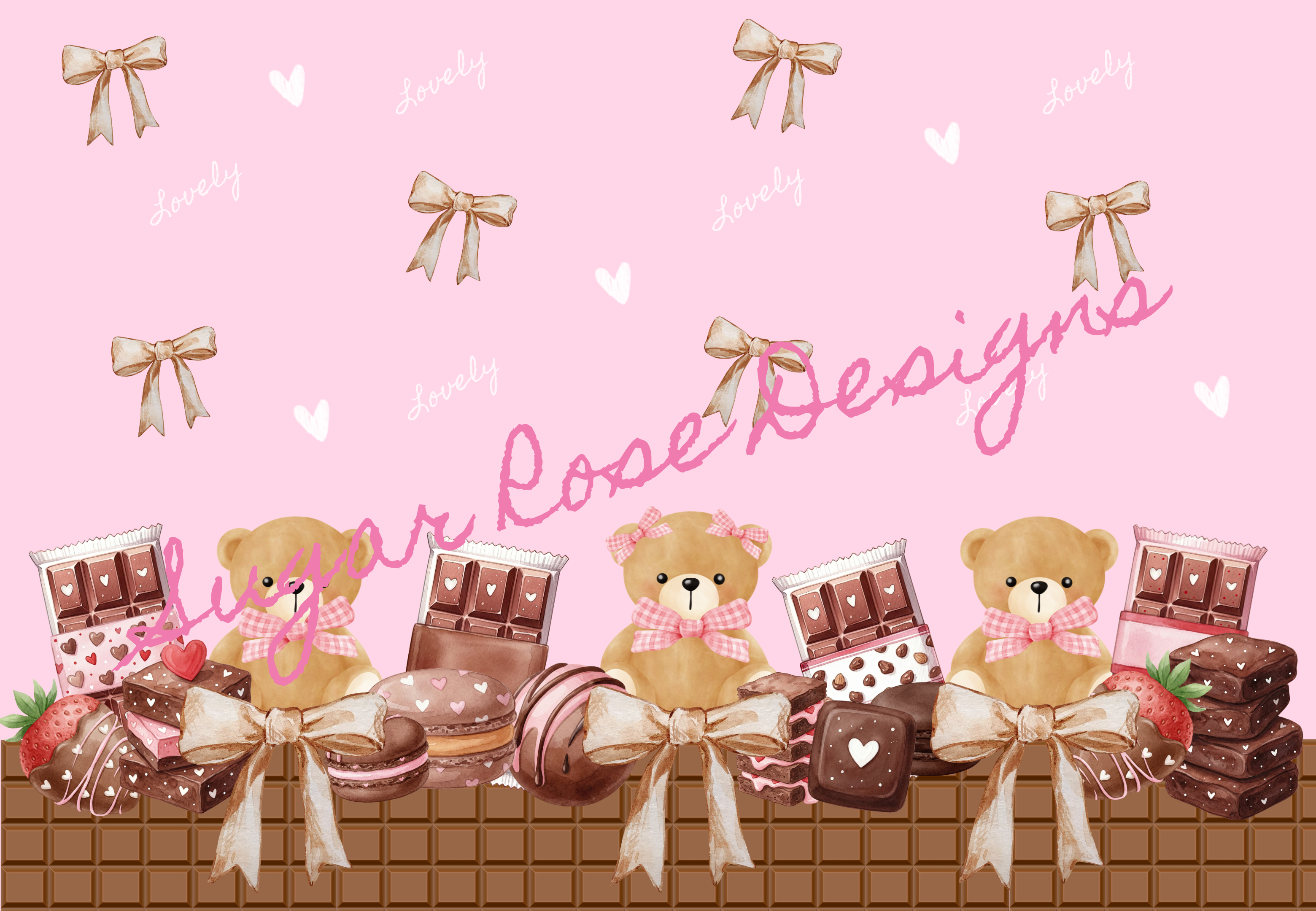 Lovely Chocolate Teddy - skirt