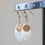 Miniature : Boucles d'oreilles Nacre & pampille
