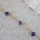 Miniature : Bracelet chaîne perlée & perles d'Améthyste