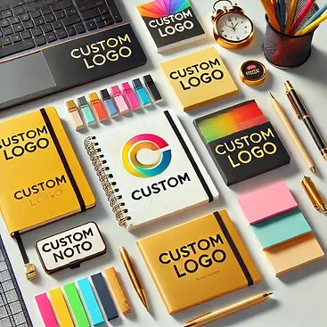 ร้านขายเครื่องเขียนสกรีนโลโก้ สั่งทำสมุดโน้ตพิมพ์ชื่อบริษัท โพสต์อิทพรีเมี่ยม Post It สกรี