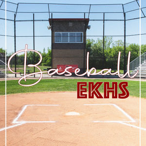 Baseball field with "Baseball EKHS" text overlay.