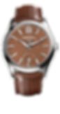 mechanical automatic brown watch