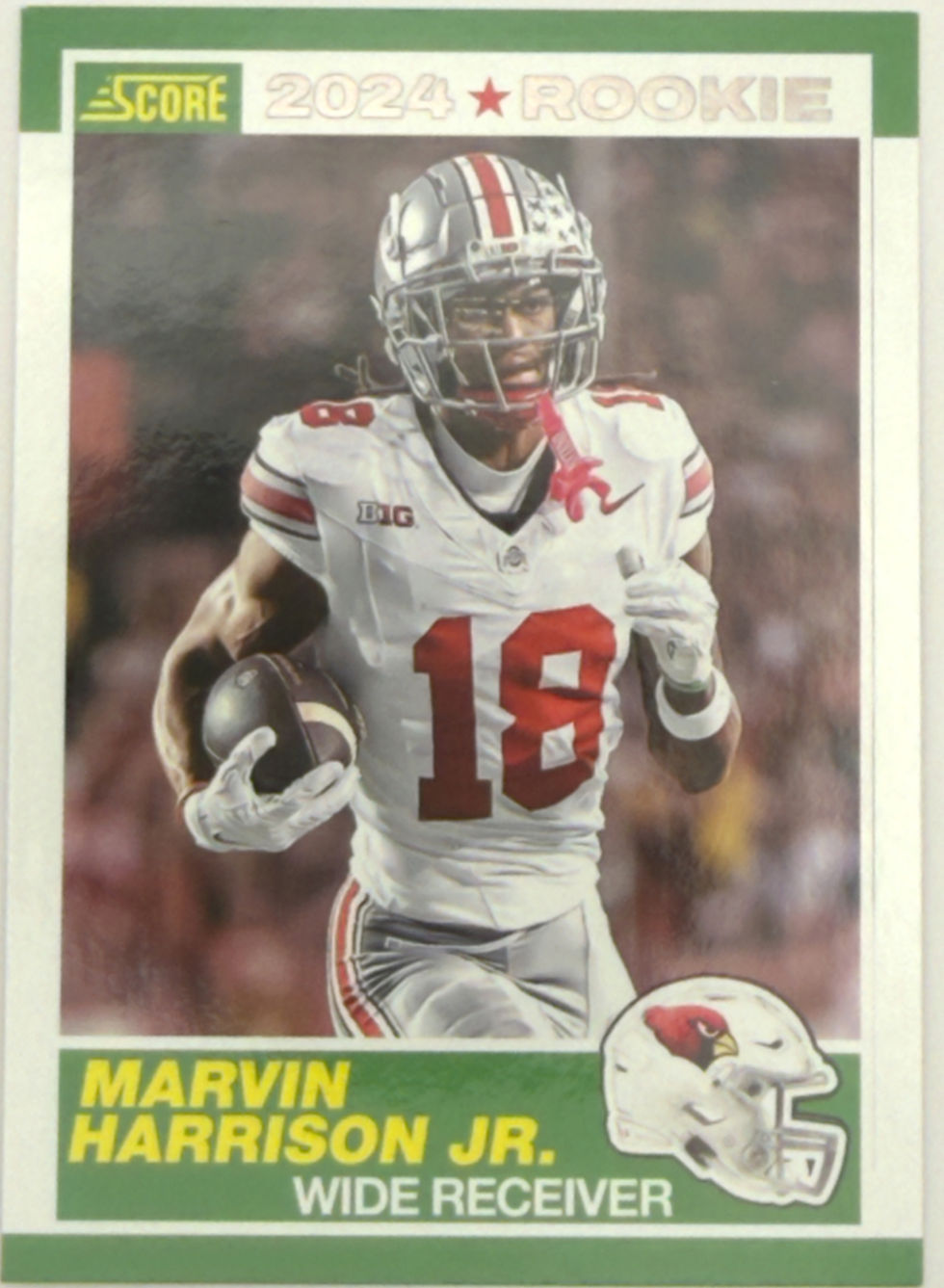 Thumbnail: Marvin Harrison Jr. #4 [Rookie] 2024 Panini Score 35th Anniversary Rookie
