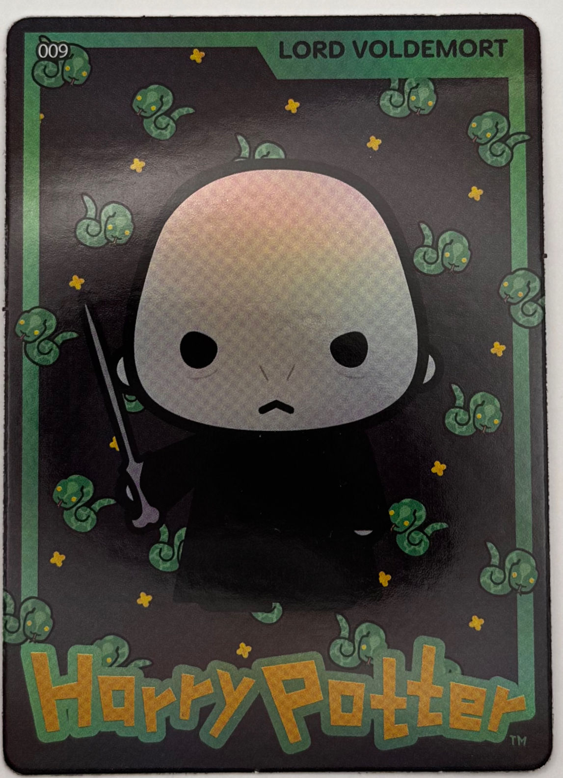 Lord Voldemort Holographic Trading Card Harry Potter #009