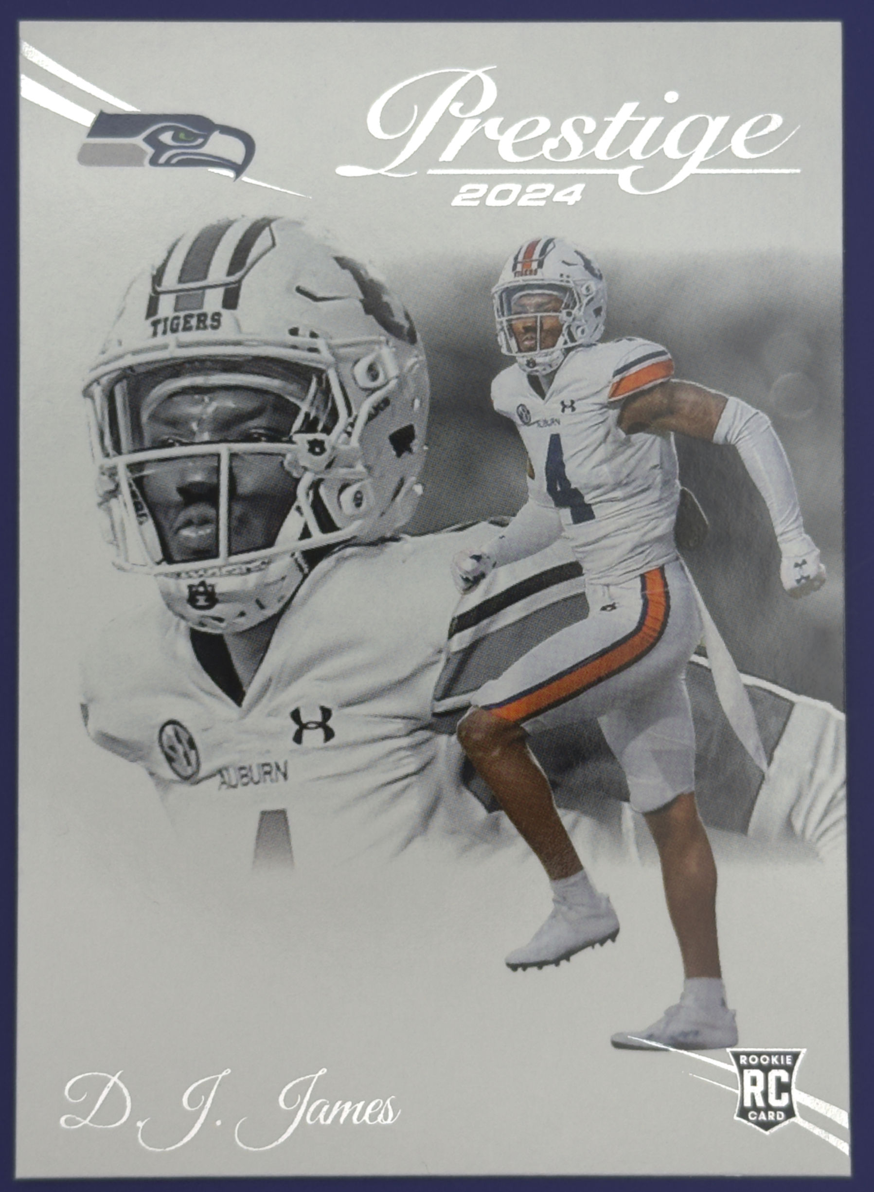 D.J. James #377 [Rookie] 2024 Panini Prestige
