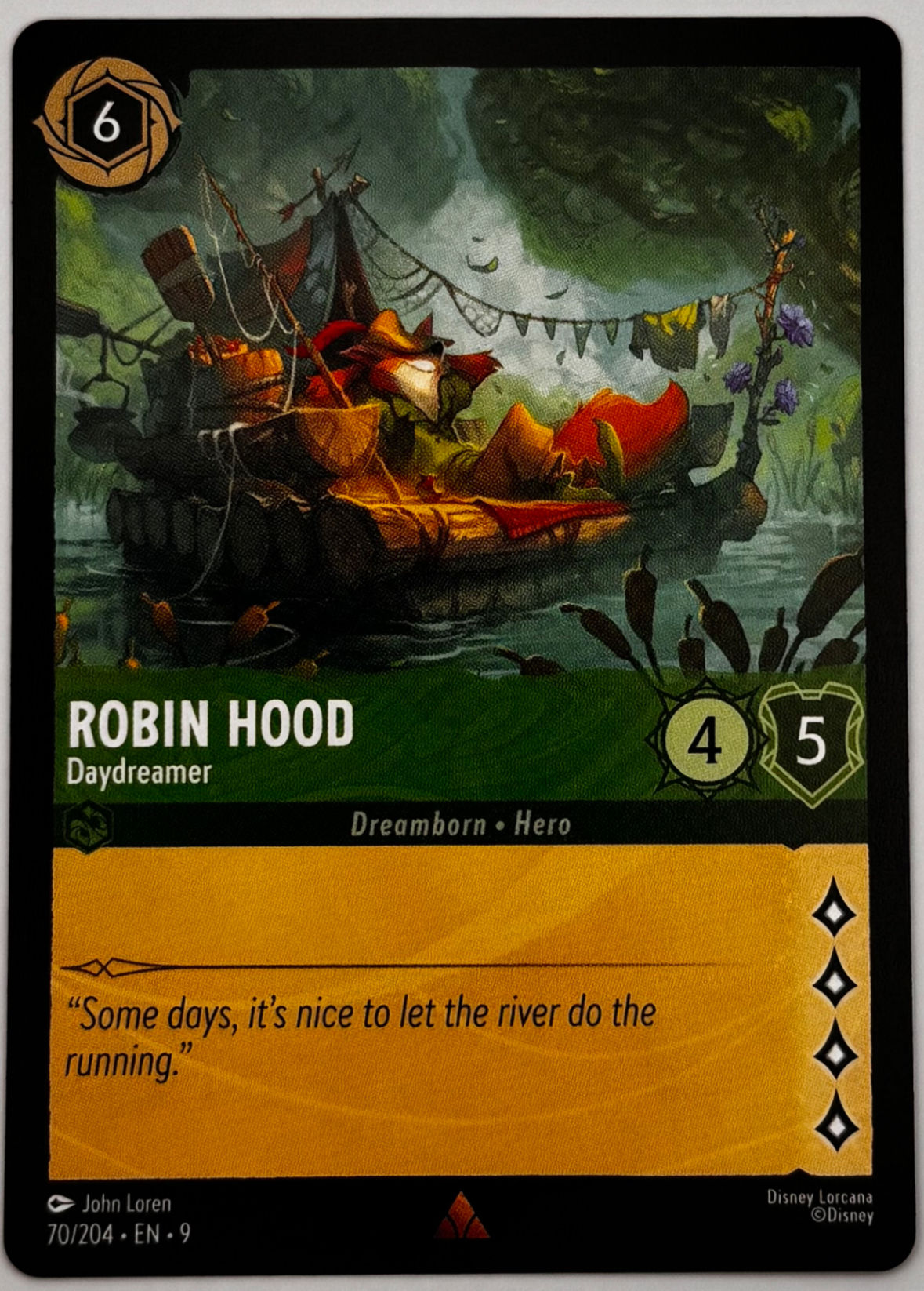 Robin Hood - Daydreamer #70 Lorcana Fabled
