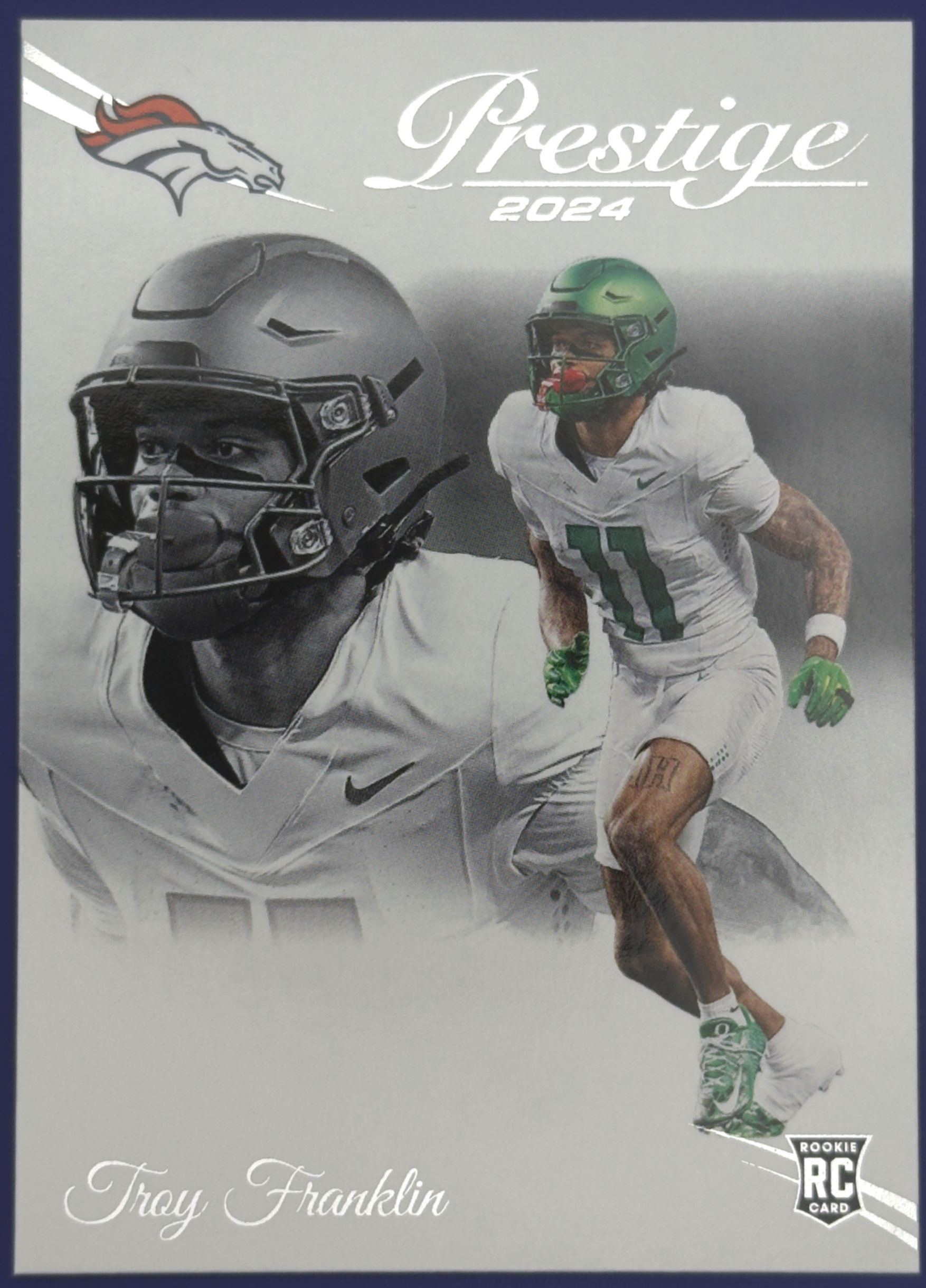 Troy Franklin #328 [Rookie] 2024 Panini Prestige