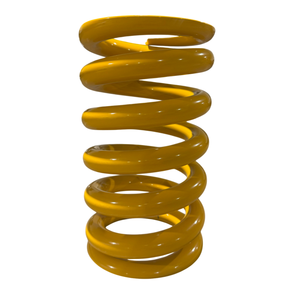 Vibrating Equipment | Yellow Heavy-Duty Stainless Spring for Industrial Applications