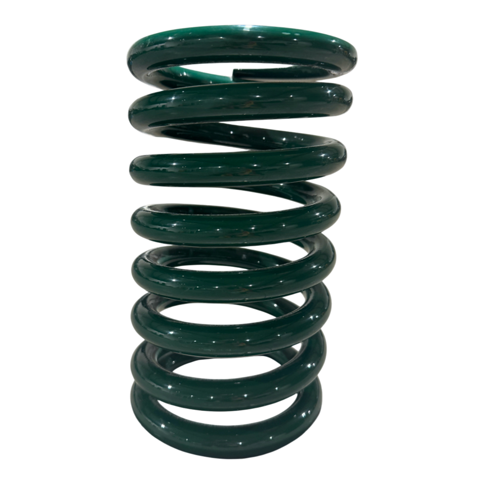 Vibrating Equipment | Green Heavy-Duty Stainless Spring for Industrial Applications