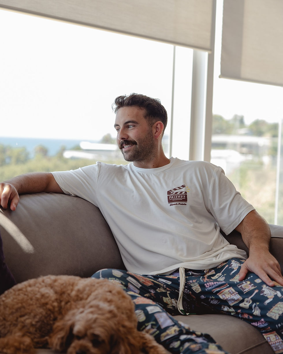 Joel in his brand slouchpotato