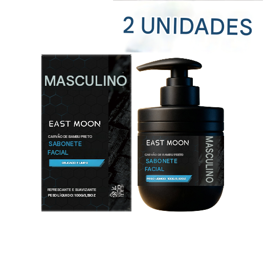 Thumbnail: Gel de Limpeza Facial Masculina Limpeza Profunda, d Oleosidade,Poros, com Carvão