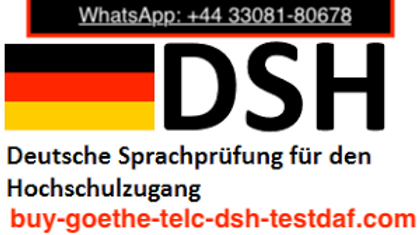 buy-goethe-telc@hotmail.com) Buy DSH certificate online - Buy DSH certificate without exams