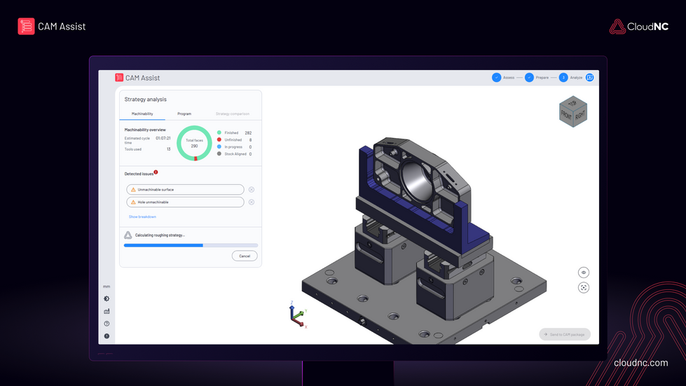 CAM Assist In situ dark - Bulkhead Housing