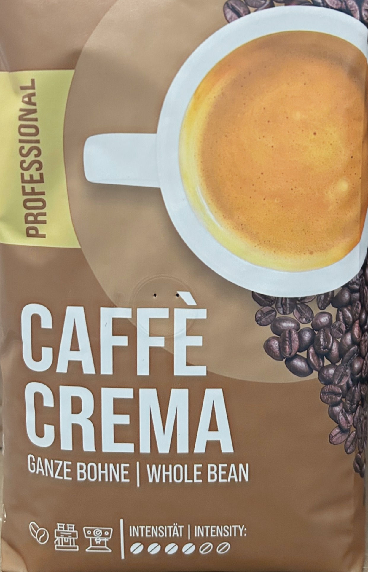 Eduscho Caffé Crema Professional ganze Bohne