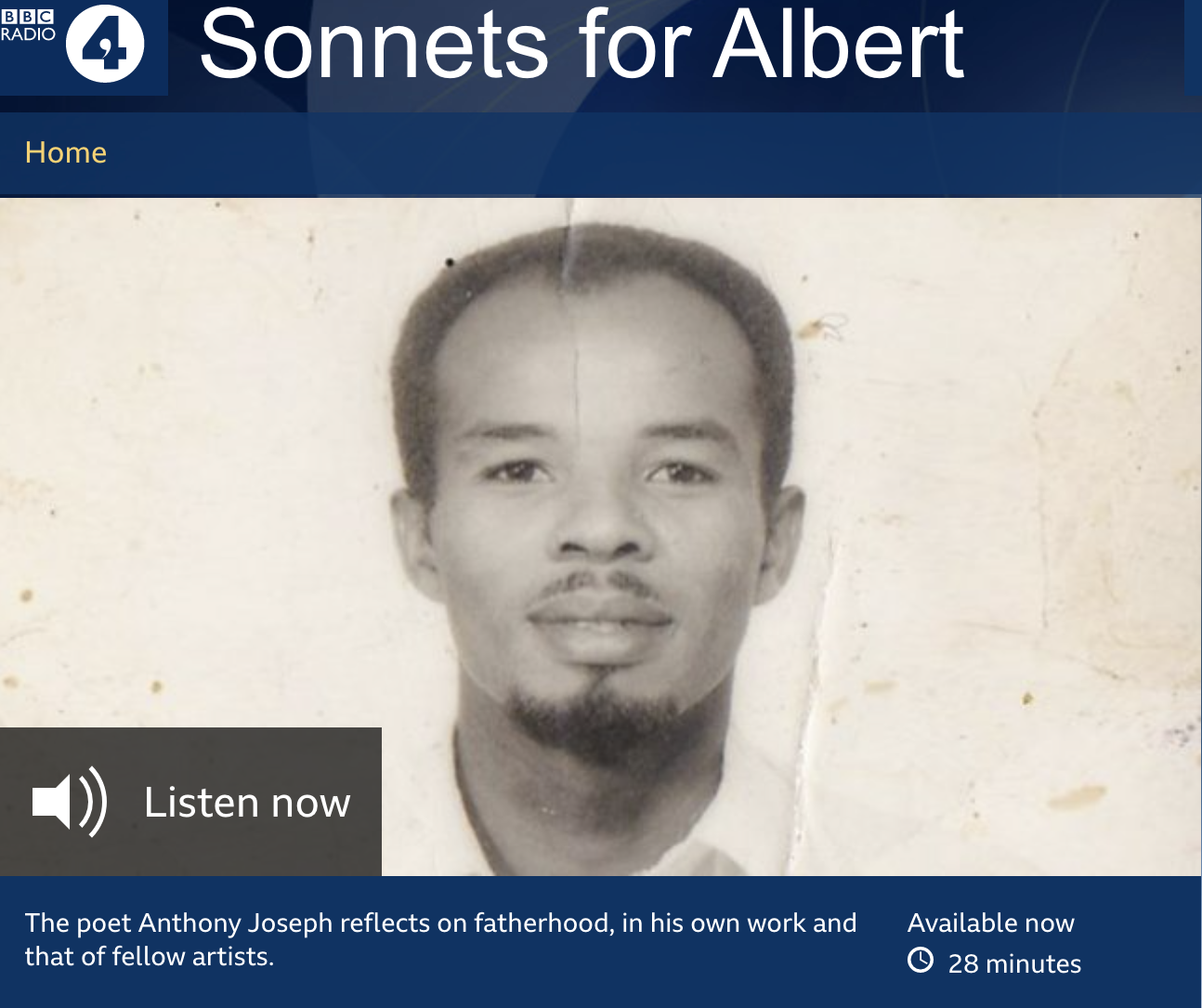 Sonnets for Albert - BBC Radio 4