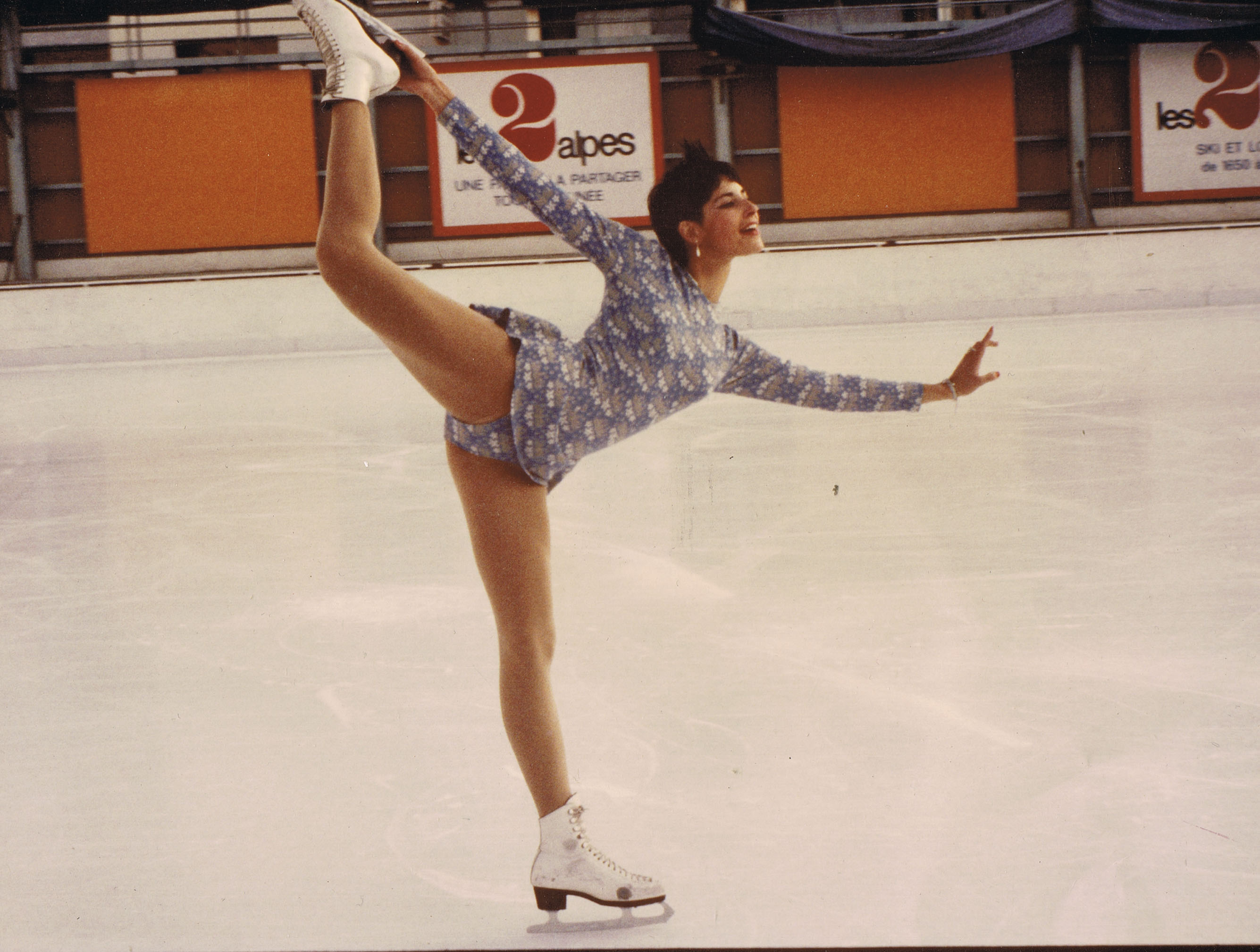 Patineuse aux 2 alpes