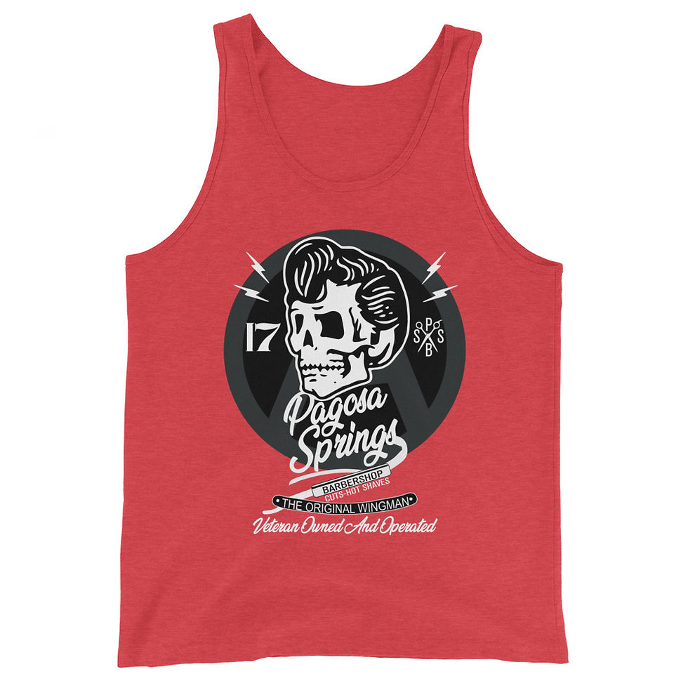 Thumbnail: Pagosa Springs Barbershop Premium Tank Top 