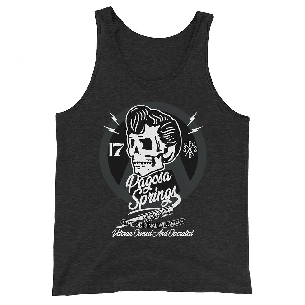 Thumbnail: Pagosa Springs Barbershop Premium Tank Top 