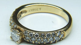 K18リング　サイズ直し