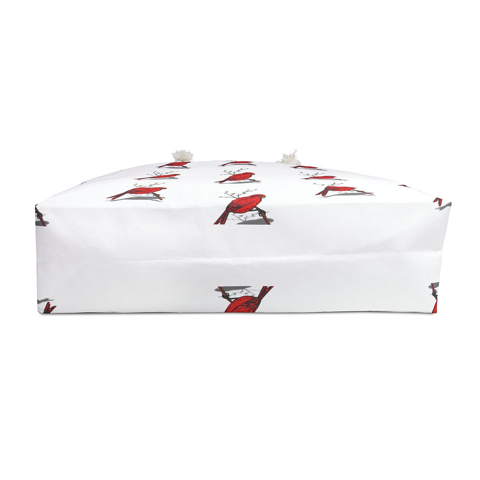 Thumbnail: Red Cardinal Canvas Travel Bag
