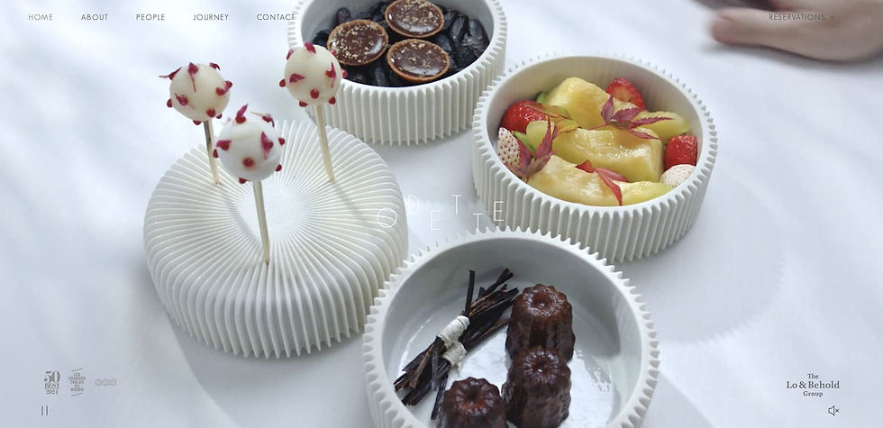 Odette restaurant direct booking