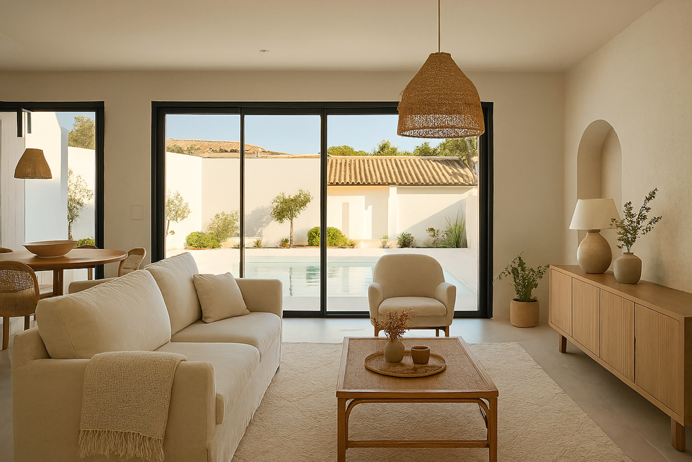 Espace lumineux chaleureux_Réalisation VD DESIGNER confortable_réalisation VD DESIGNER