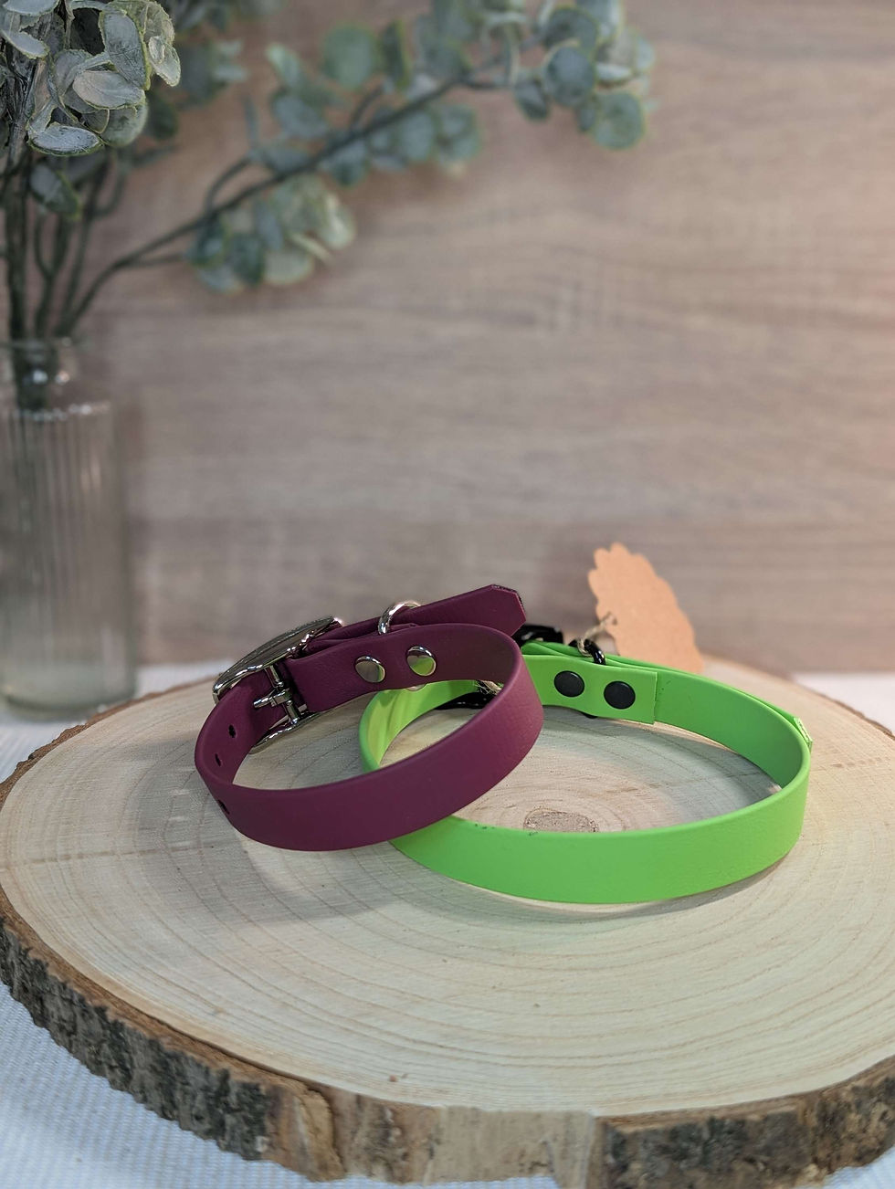 Miniaturbild: Halsband Biothane Rollschnalle einfarbig