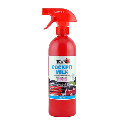 Полироль молочко для пластика (Nowax) Cockpit Milk Cherry 750 мл ...