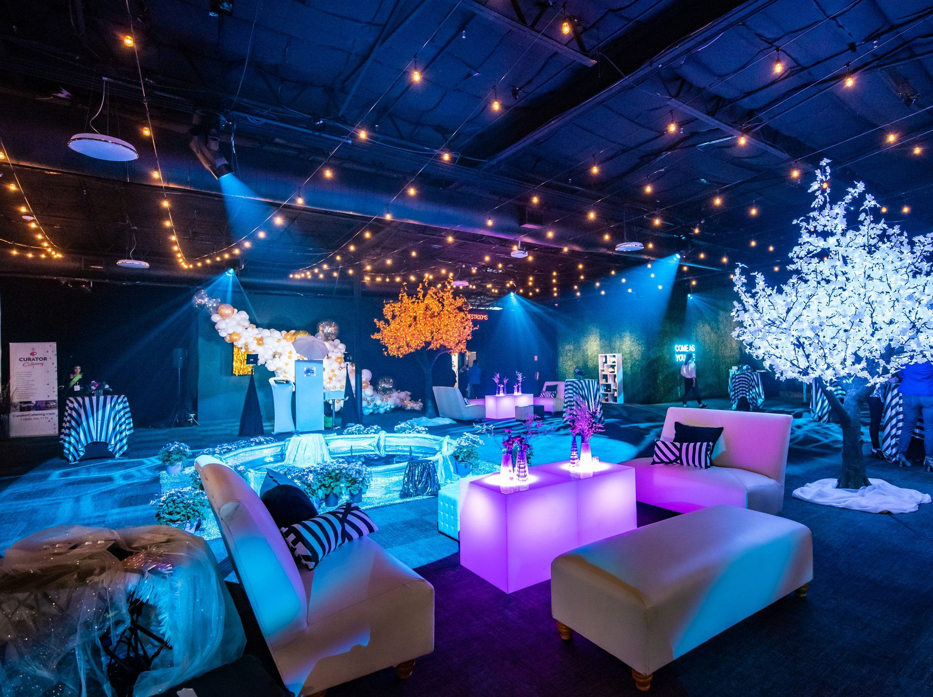 Modern and sophisticated event space at The INDUSTRIAL - GC's Event Services.