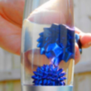 Colorful Ferrofluid in a Rocket Lava Lamp (450 mL)