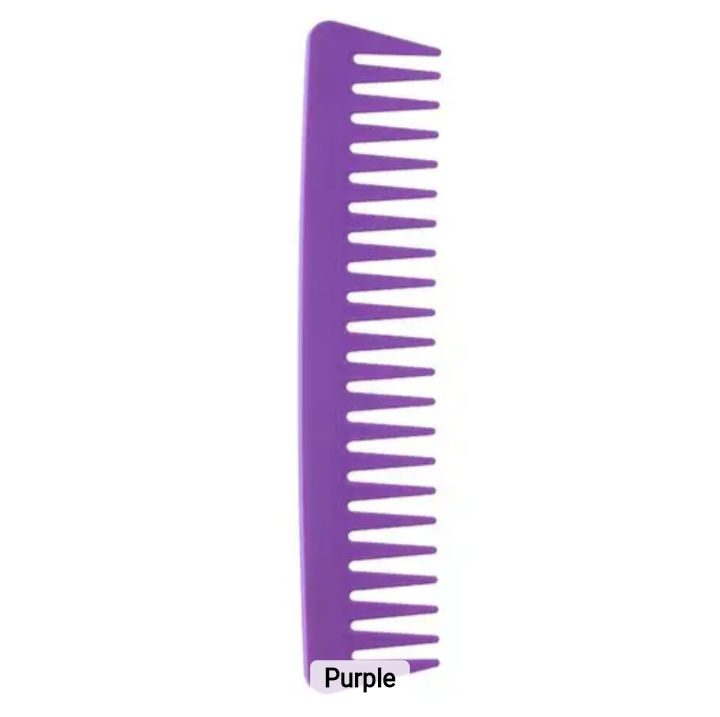 Thumbnail: Plastic Antistatic Hair Comb - Wide Tooth Comb
