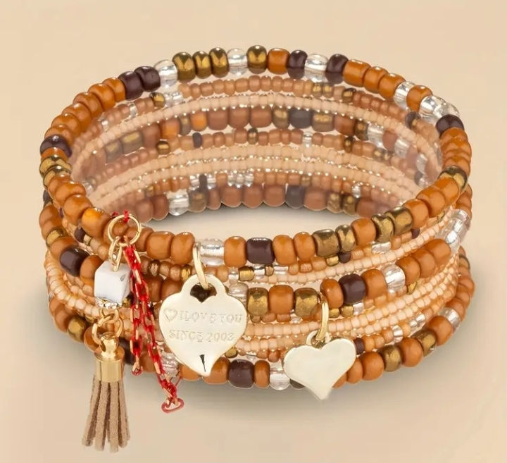 Thumbnail: Bohemian Style Beaded Bracelets