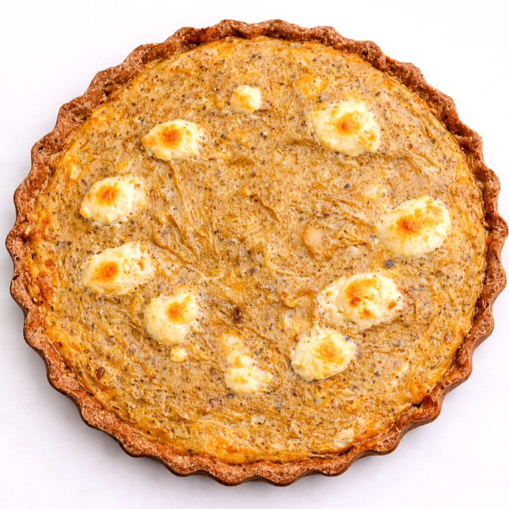 Tarta Family de Queso y Cebolla - Rinde 6 porciones