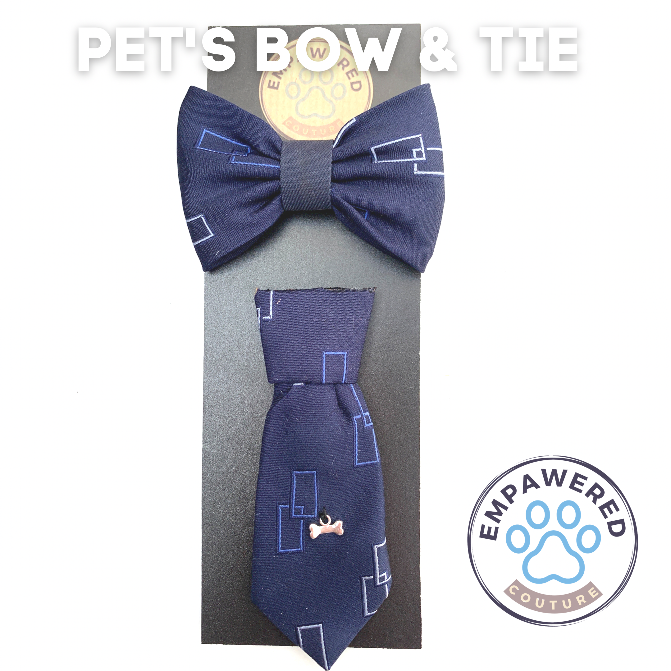 100% Italian Silk Bow and Tie