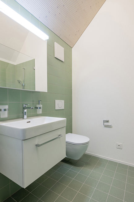 Schweiz Architektur Kloster Fahr Fahr11 Gemeinschaft Wohnen Neubau Umbau modern Holz Clusterwohnung