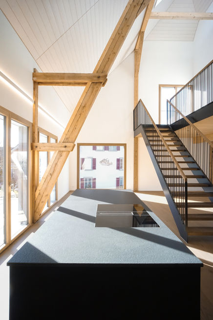 Architektur Modern Bauernhaus Bestand Umbau
Schweiz Bern Holz Diessbach