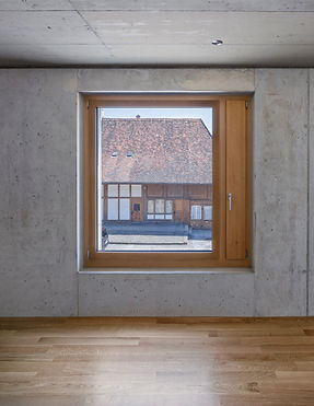 Schweiz Architektur Beton Massivbau Wohnbau