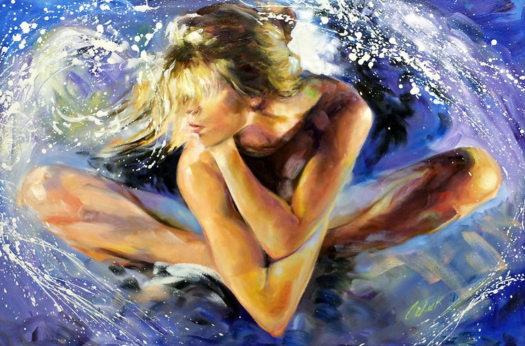  oil painting of Infinite Dreamer 24x36 