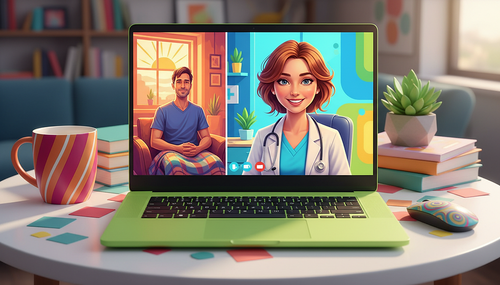 Virtual Doctors: Telehealth for Sickness Care