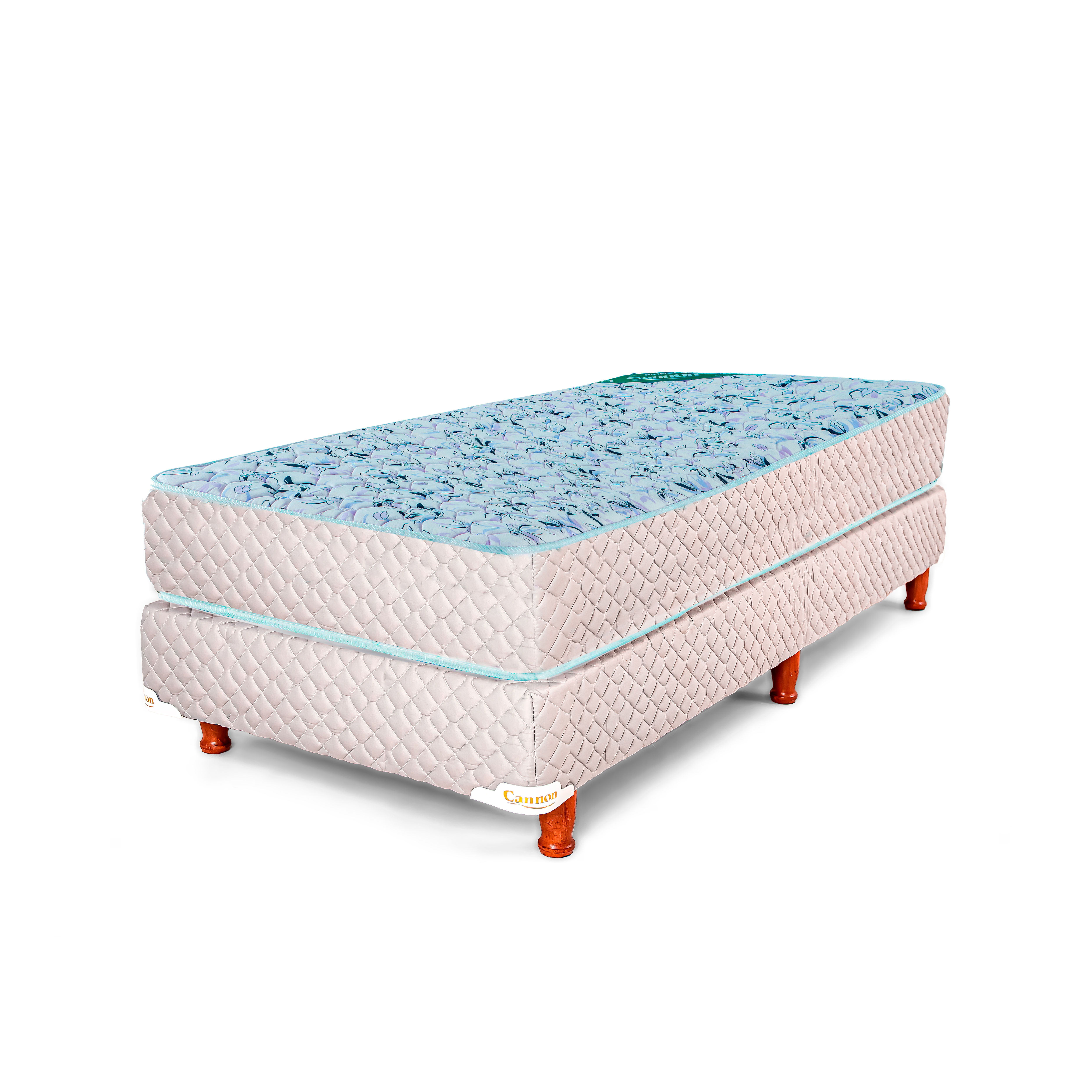 CONJUNTO SOMMIER Y COLCHÓN CANNON PRINCESS DE 80X1,90X20