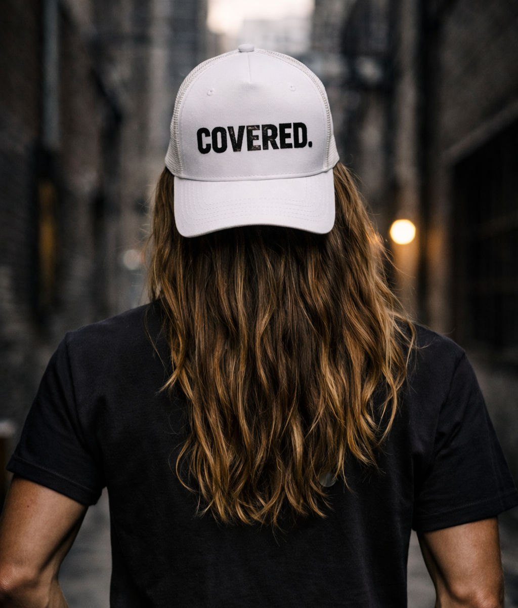 COVERED. Hat — Signature —  Brand Series - White