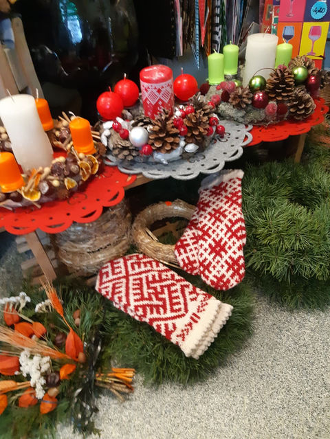 Adventes vainagu izgatavošana Baldonē