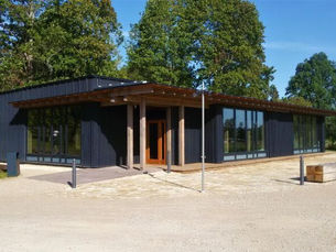 Āraišu arheoloģiskā parka apmeklētāju centra būvniecība