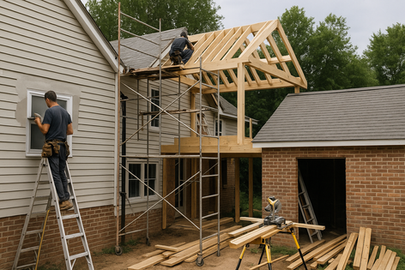 Remonta, celtniecības un jumta darbi