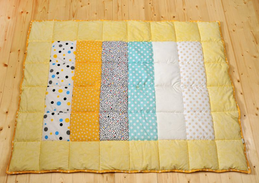 Aitu vilnas segas gabaliņu auduma apdarē