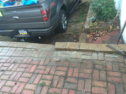 Rest bricks that fell during the collapse