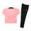 Thumbnail: Baby Pink/Black PSG Tracksuit Kit