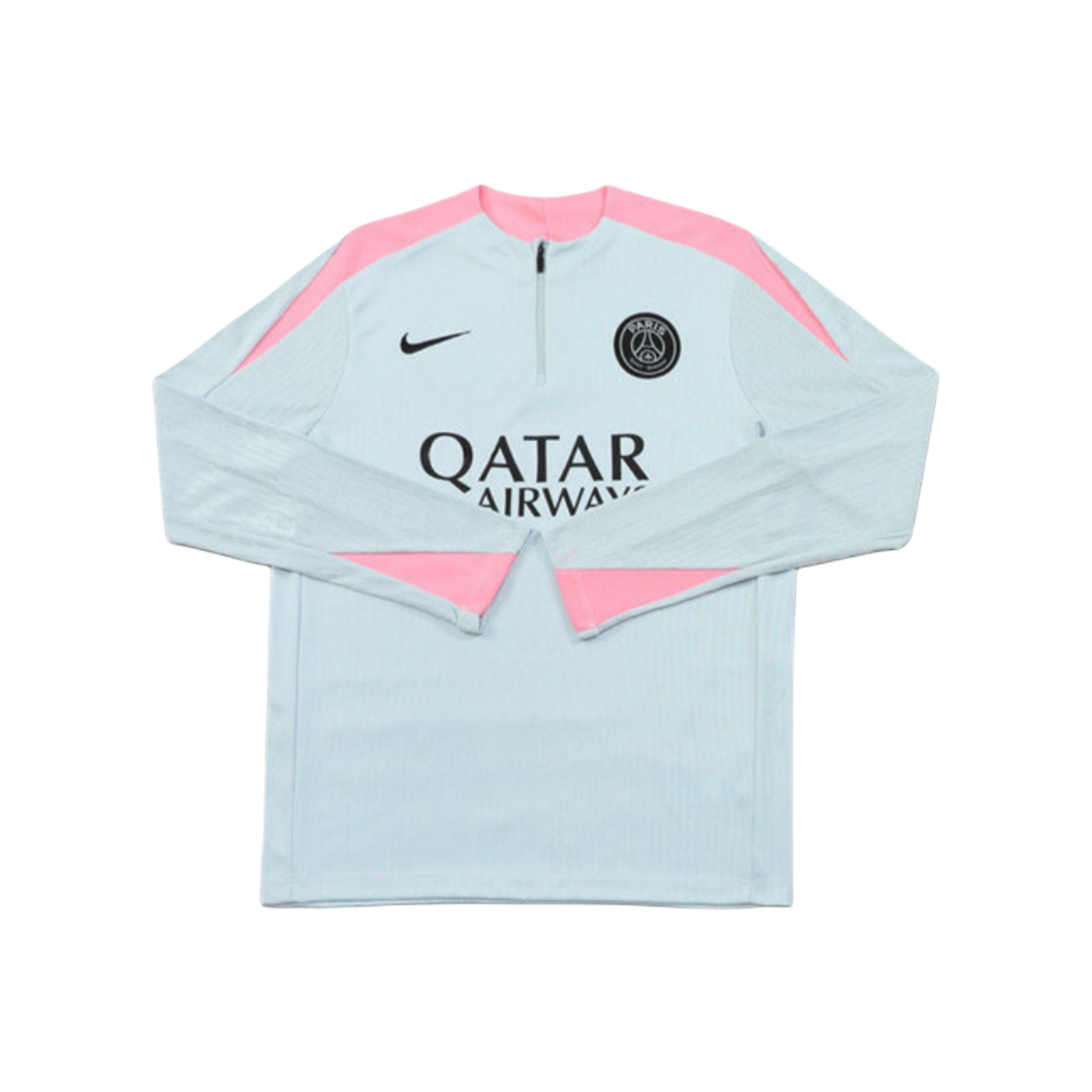 25/26 White/Pink PSG Nike Quarterzip Top