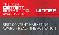 Best Content Marketing Award - Real-Time Activation 2018