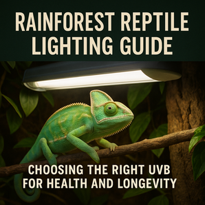 Rainforest Reptile Lighting Guide: Choosing the Right UVB for Health and Longevity